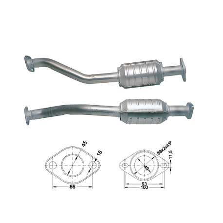 CAT e DPF Magnaflow a montaggio diretto Catalizzatore Magnaflow per SUZUKI | race-shop.it
