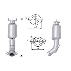 Catalizzatore Magnaflow per SUZUKI