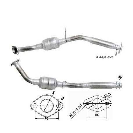 CAT e DPF Magnaflow a montaggio diretto Catalizzatore Magnaflow per SUZUKI | race-shop.it