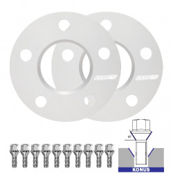 Set di distanziali ruota 2 Pezzi (di transizione) per Seat Leon 5F - 10mm, 5x112, 57,1 DANNEGGIATO