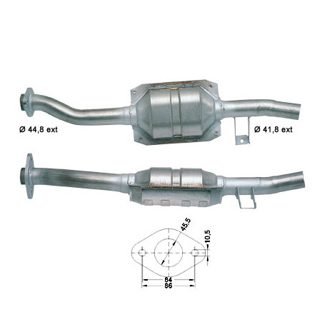 CAT e DPF Magnaflow a montaggio diretto Catalizzatore Magnaflow per SUZUKI | race-shop.it