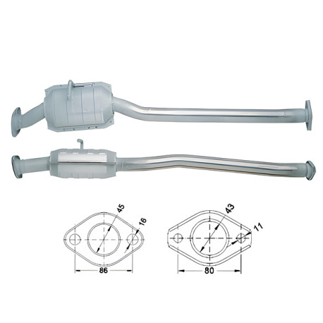 CAT e DPF Magnaflow a montaggio diretto Catalizzatore Magnaflow per SUZUKI | race-shop.it