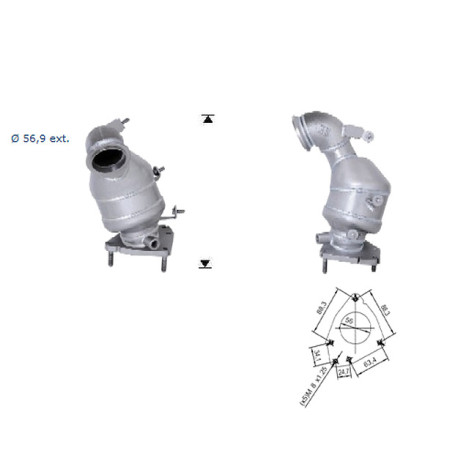 CAT e DPF Magnaflow a montaggio diretto Catalizzatore Magnaflow per SUZUKI | race-shop.it