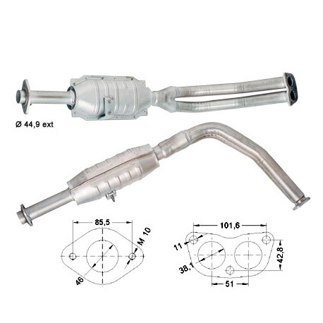 CAT e DPF Magnaflow a montaggio diretto Catalizzatore Magnaflow per SUZUKI | race-shop.it