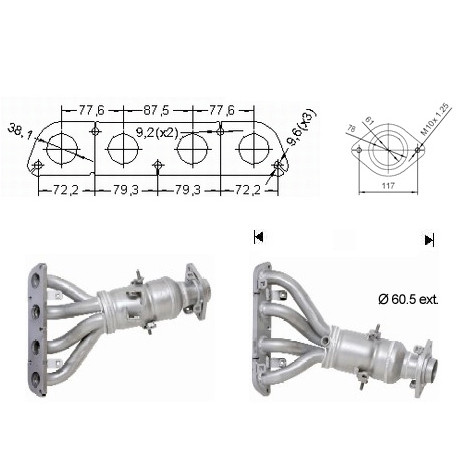 CAT e DPF Magnaflow a montaggio diretto Catalizzatore Magnaflow per TOYOTA | race-shop.it