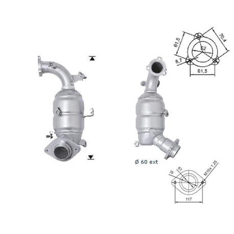 CAT e DPF Magnaflow a montaggio diretto Catalizzatore Magnaflow per TOYOTA | race-shop.it