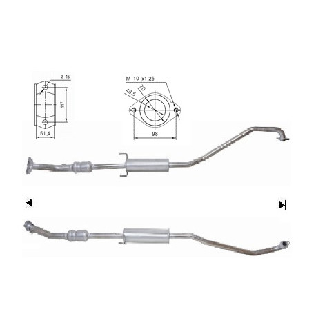 CAT e DPF Magnaflow a montaggio diretto Catalizzatore Magnaflow per TOYOTA | race-shop.it