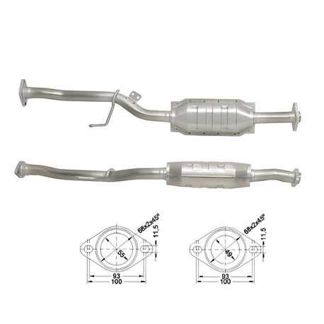 CAT e DPF Magnaflow a montaggio diretto Catalizzatore Magnaflow per TOYOTA | race-shop.it