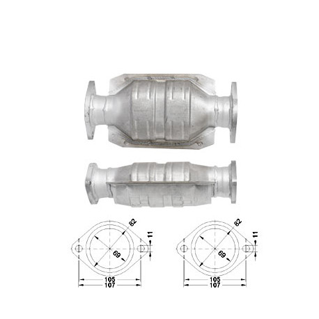 CAT e DPF Magnaflow a montaggio diretto Catalizzatore Magnaflow per TOYOTA | race-shop.it