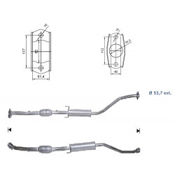 Catalizzatore Magnaflow per TOYOTA