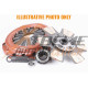 Frizioni e volani Xtreme KTY28023-1BX Clutch Kit Xtreme Outback Extra Heavy Duty Sprung Ceramic | race-shop.it