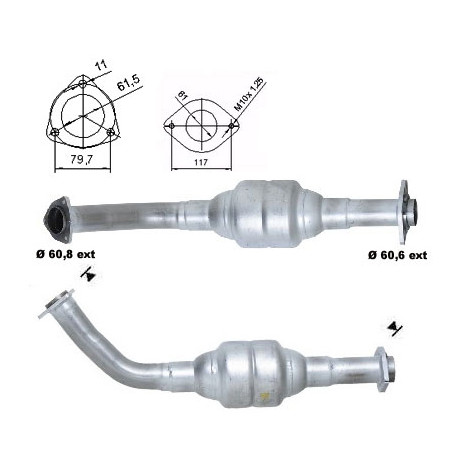 CAT e DPF Magnaflow a montaggio diretto Catalizzatore Magnaflow per TOYOTA | race-shop.it