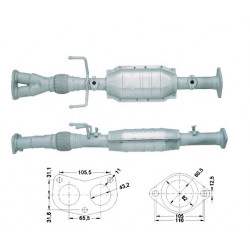 Catalizzatore Magnaflow per TOYOTA