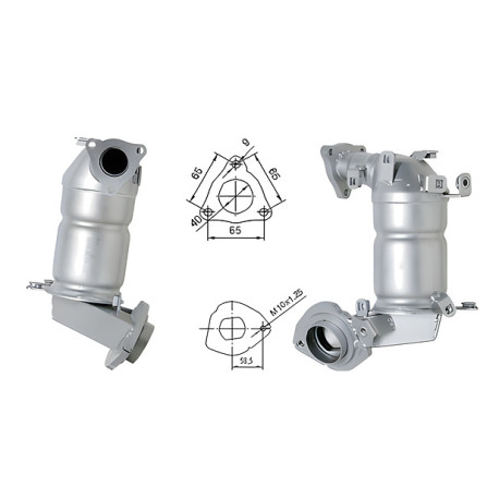 CAT e DPF Magnaflow a montaggio diretto Catalizzatore Magnaflow per TOYOTA | race-shop.it