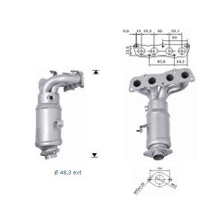 Catalizzatore Magnaflow per TOYOTA