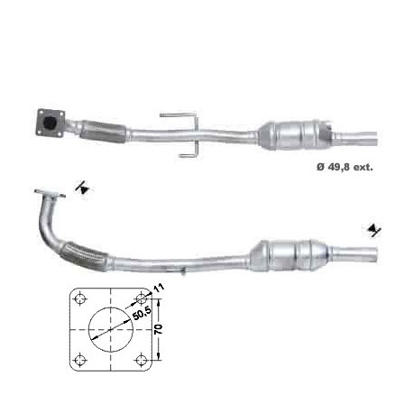 CAT e DPF Magnaflow a montaggio diretto Catalizzatore Magnaflow per VOLKSWAGEN | race-shop.it