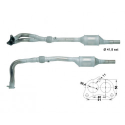 Catalizzatore Magnaflow per VOLKSWAGEN