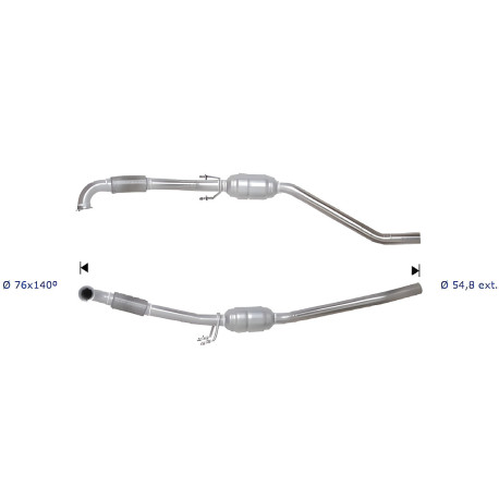 CAT e DPF Magnaflow a montaggio diretto Catalizzatore Magnaflow per VOLKSWAGEN | race-shop.it