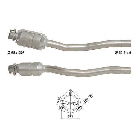 CAT e DPF Magnaflow a montaggio diretto Catalizzatore Magnaflow per VOLVO | race-shop.it