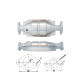 CAT e DPF Magnaflow a montaggio diretto Catalizzatore Magnaflow per VOLVO | race-shop.it