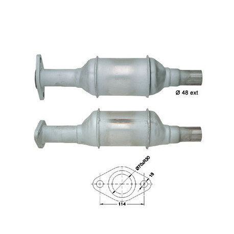 CAT e DPF Magnaflow a montaggio diretto Catalizzatore Magnaflow per VOLVO | race-shop.it