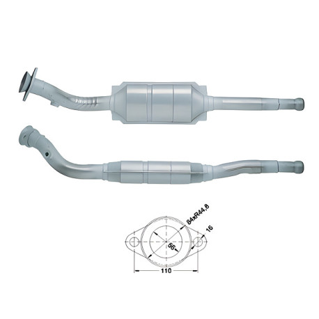 CAT e DPF Magnaflow a montaggio diretto Catalizzatore Magnaflow per VOLVO | race-shop.it