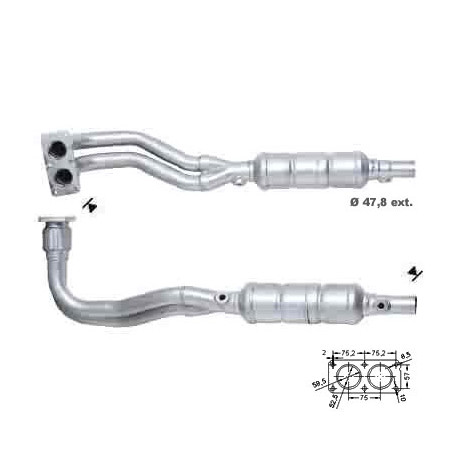 CAT e DPF Magnaflow a montaggio diretto Catalizzatore Magnaflow per VOLVO | race-shop.it