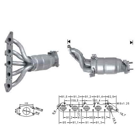 CAT e DPF Magnaflow a montaggio diretto Catalizzatore Magnaflow per VOLVO | race-shop.it