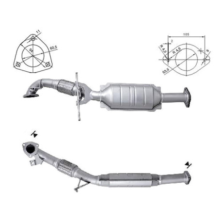 CAT e DPF Magnaflow a montaggio diretto Catalizzatore Magnaflow per VOLVO | race-shop.it