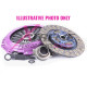 Frizioni e volani Xtreme KMZ24004-1T Xtreme Performance Steel Backed Facing Clutch Kit | race-shop.it