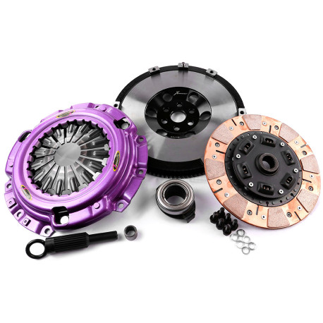 Frizioni e volani Xtreme KMZ23537-1C Clutch Kit Xtreme Performance Heavy Duty Cushioned Ceramic Incl Flywheel 225mm Upgrade 500Nm | race-shop.it