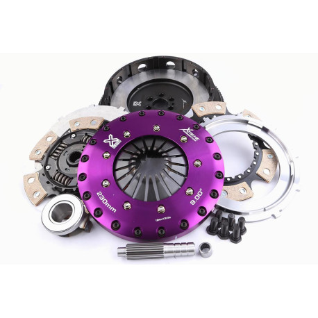 Frizioni e volani Xtreme KMZ23530-2B Xtreme Performance 230mm Sprung Ceramic Twin Plate Clutch Kit Incl Flywheel 1000Nm | race-shop.it