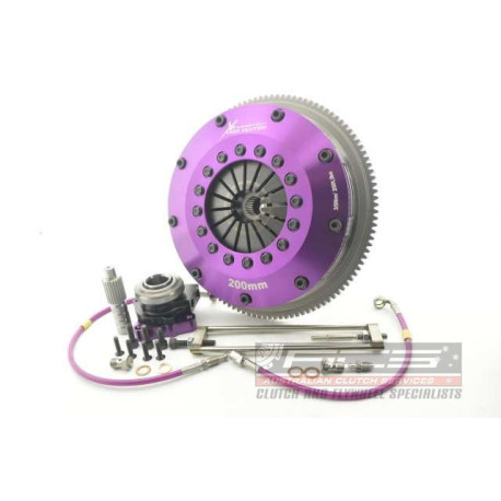 Frizioni e volani Xtreme KMI20682-2B Xtreme Performance 200mm Sprung Ceramic Twin Plate Clutch Kit Incl Flywheel & CSC 1200Nm | race-shop.it