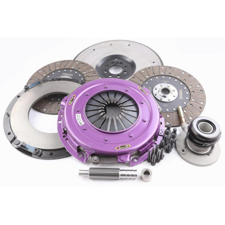 Frizioni e volani Xtreme KGM27635-2G Xtreme Performance 270mm Organic Twin Plate Clutch Kit Incl Flywheel & CSC 1300Nm | race-shop.it