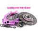 Frizioni e volani Xtreme KFD22010-1A Clutch Kit Xtreme Performance Heavy Duty Organic | race-shop.it