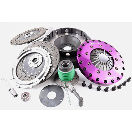 Frizioni e volani Xtreme KCR23636-2G Xtreme Performance 230mm Organic Twin Plate Clutch Kit Incl Flywheel & CSC 1200Nm | race-shop.it