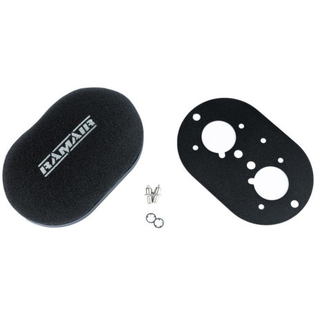 Filtri aria per carburatori RAMAIR domed carb air filter with baseplate to fit Weber 40 IDF | race-shop.it