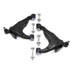 SuperPro Front Lower Control Arm Complete Assembly Kit Offset Camber and Caster Adjustable + Ball Joint for Toyota Land Cruiser