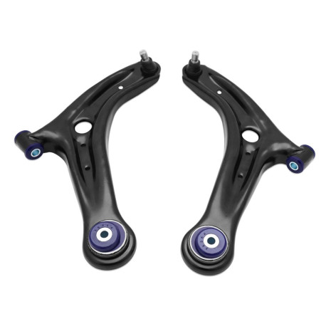 Silentblock in poliuretano SuperPro Front Lower Control Arm Assembly Kit Offset + Ball Joint for Ford Fiesta WZ ST 2013-2017 | race-shop.it