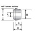 SuperPro Tapered Shock Bush 25mm 4B (80ShA) | race-shop.it