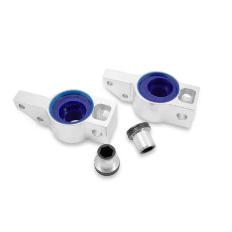 SuperPro SuperPro Front Lower Control Arm Inner Rear Bush Kit Double Offset Anti-Lift Performance Motorsport +0.5° Caster, 90 ShA | race-shop.it