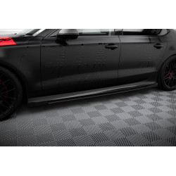 MAXTON DESIGN Street Pro diffusori minigonne + alette per Audi A7 RS7 Look C7, nero