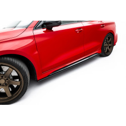 Minigonne laterali Street Pro Diffusori Audi RS3 Sedan 8Y Facelift (nero-rosso)