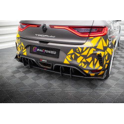 Diffusore posteriore Street Pro Renault Megane RS Mk4 (rosso)