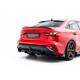 MAXTON DESIGN splitter posteriore per Audi RS3 Sedan 8Y Facelift (con barre verticali), nero lucido, V2