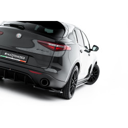 MAXTON DESIGN splitter laterali posteriori per Alfa Romeo Stelvio Mk1, nero lucido, V2