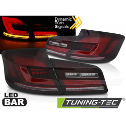 Fanali posteriori LED BAR SEQ RED SMOKE per BMW F10 10-16 DANNEGGIATI