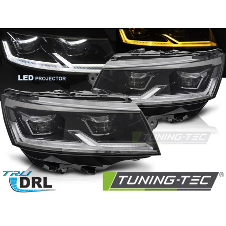 Fari Fari LED nere DRL nere compatibili con VW T6.1 20-24 | race-shop.it