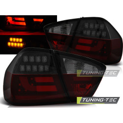 Fanali posteriori LED BAR RED SMOKE BLACK per BMW E90 03.05-08.08