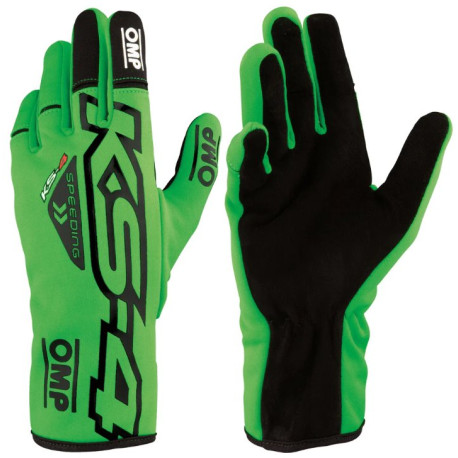 Guanti Guanti da karting OMP KS-4 ART my2023 (cuciture interne), verde/nero | race-shop.it